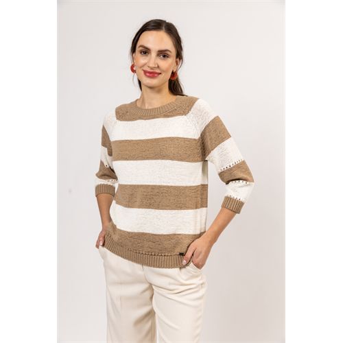 Roberto Sarto dameskleding truien & vesten - pullover 3/4 m. mix 38,40,42,44,46,48 (multicolor)