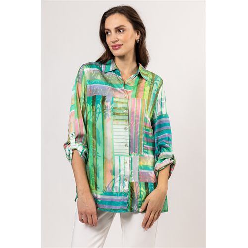 Roberto Sarto dameskleding blouses & tunieken - blouse l/s. mix 38,40,42,44,46,48 (multicolor)