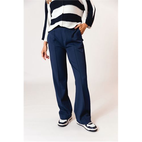 Poools dameskleding broeken - pant jersey. mix 36 (blauw)