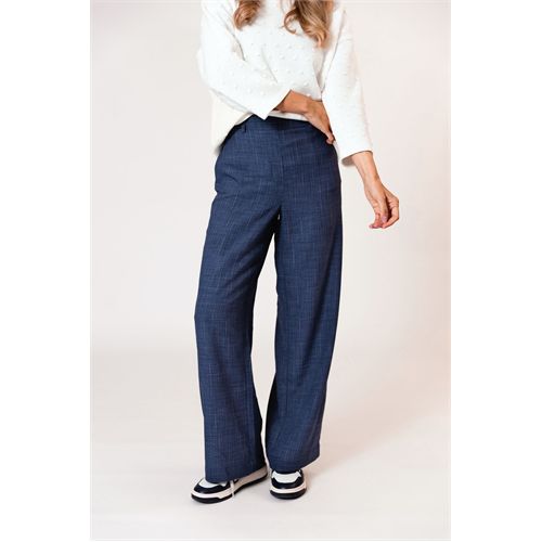 Poools dameskleding broeken - pant pull-on. mix  (blauw)