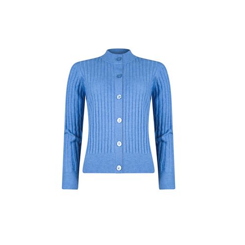 RS Sports ladieswear pullovers & vests - cardigan turtle. available in size 38,40,42,44,46,48 (blue)