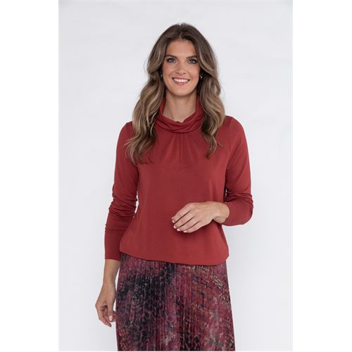 Roberto Sarto dameskleding t-shirts & tops - blouson kol. mix  (rood)