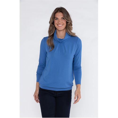 Roberto Sarto dameskleding t-shirts & tops - blouson kol. mix 38,40,42,44,46,48 (blauw)