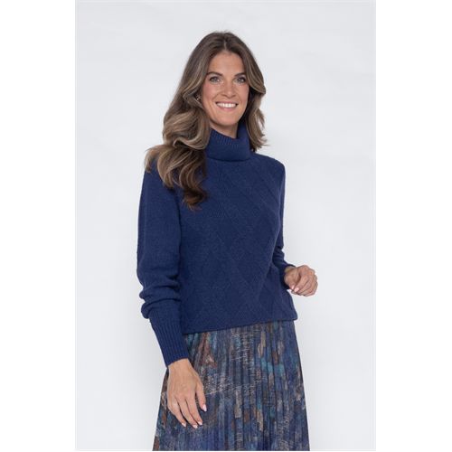 Roberto Sarto dameskleding truien & vesten - koltrui. mix 38,40,42,44,46,48 (blauw)