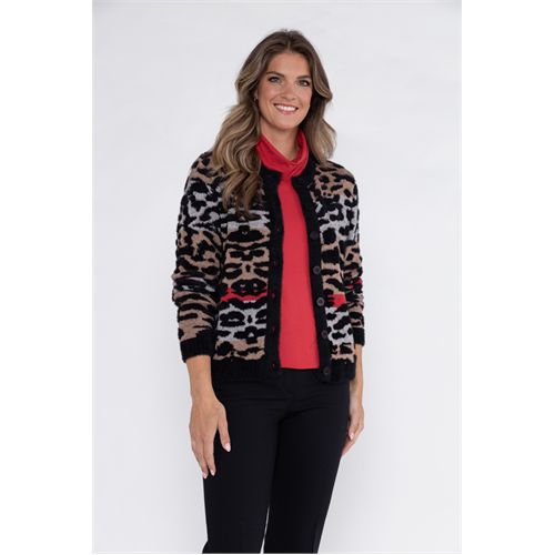 Roberto Sarto dameskleding truien & vesten - vest ronde hals. mix  (multicolor)