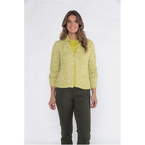 Roberto Sarto ladieswear pullovers & vests - cardigan v-neck. available in size 38,40,42,44,46,48 (green)