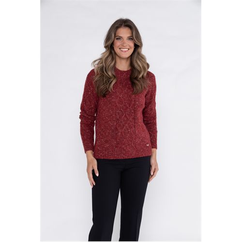 Roberto Sarto dameskleding truien & vesten - trui turtle. beschikbaar in maat 48 (rood)