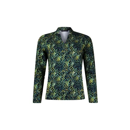 Roberto Sarto dameskleding t-shirts & tops - t-shirt v-hals. mix  (multicolor)