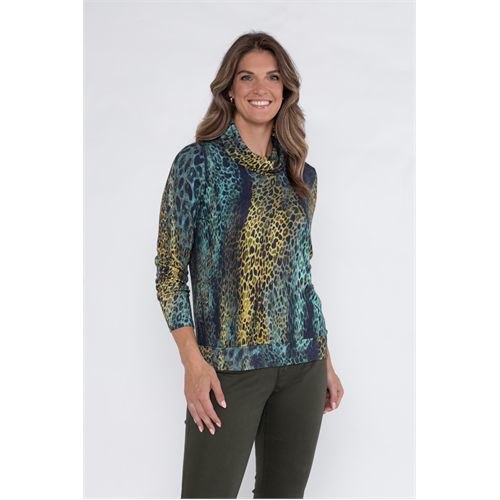 Roberto Sarto ladieswear t-shirts & tops - blouson kol. available in size 38,40,42,44,46,48 (multicolor)