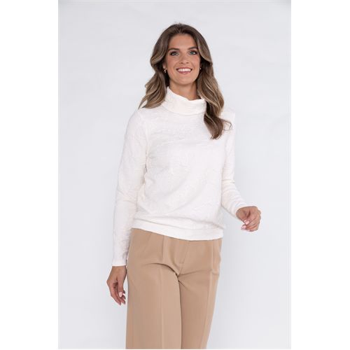 Roberto Sarto ladieswear t-shirts & tops - blouson kol. available in size 38,40,42,44,46,48 (off-white)