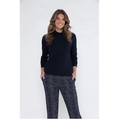 Roberto Sarto ladieswear t-shirts & tops - blouson kol. available in size 38,40,42,44,46,48 (blue)
