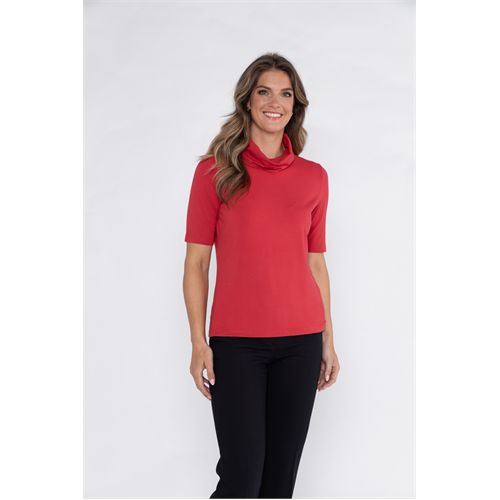 Roberto Sarto dameskleding t-shirts & tops - t-shirt kol. mix  (rood)