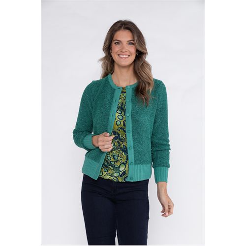 Roberto Sarto dameskleding truien & vesten - vest ronde hals. mix  (groen)