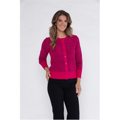 Roberto Sarto dameskleding truien & vesten - vest ronde hals. mix  (roze)