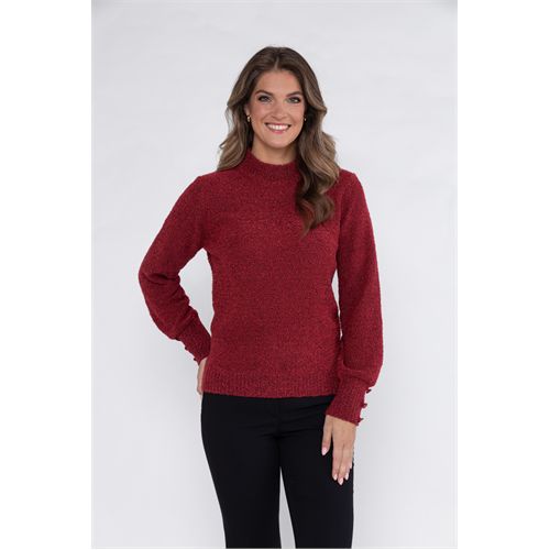 Roberto Sarto dameskleding truien & vesten - trui turtle. mix  (rood)