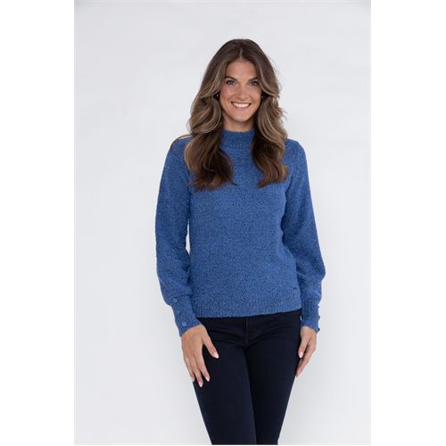 Roberto Sarto dameskleding truien & vesten - trui turtle. mix 38,40,42,44,46,48 (blauw)