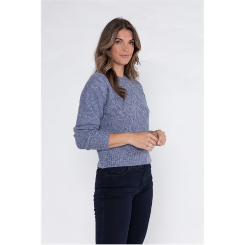 Roberto Sarto dameskleding truien & vesten - pullover ronde hals. mix 38,40,42,44,46,48 (blauw)