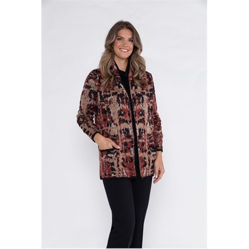 Roberto Sarto dameskleding truien & vesten - vest sjaalkraag. mix  (multicolor)