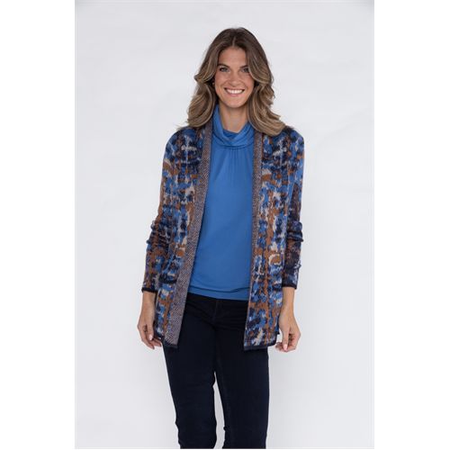 Roberto Sarto dameskleding truien & vesten - vest sjaalkraag. mix 38,40,42,44,46,48 (multicolor)