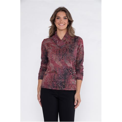 Roberto Sarto dameskleding truien & vesten - trui v-hals. mix  (multicolor)