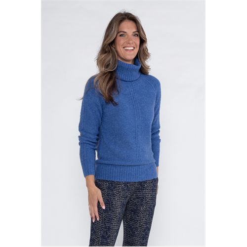 Roberto Sarto dameskleding truien & vesten - koltrui. mix 38,40,42,44,46,48 (blauw)