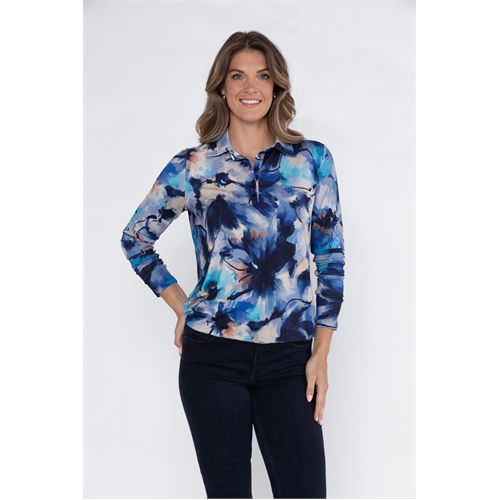 Roberto Sarto dameskleding t-shirts & tops - blouson polo. mix 38,40,42,44,46,48 (multicolor)