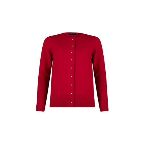 Roberto Sarto dameskleding truien & vesten - vest ronde hals. mix  (rood)