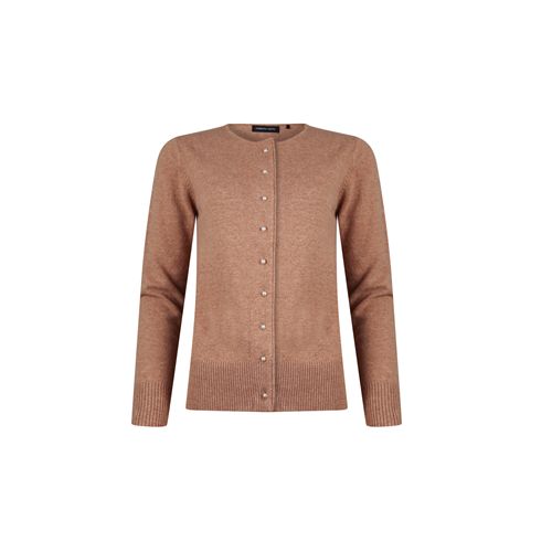 Roberto Sarto dameskleding truien & vesten - vest ronde hals. mix  (bruin)