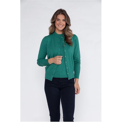 Roberto Sarto dameskleding truien & vesten - vest ronde hals. mix  (groen)