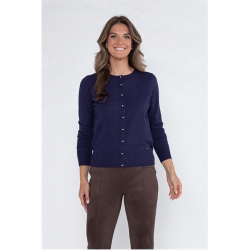 Roberto Sarto dameskleding truien & vesten - vest ronde hals. mix 40,42,44,46,48 (blauw)