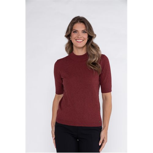 Roberto Sarto dameskleding truien & vesten - trui turtle. mix  (rood)