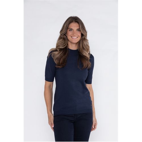 Roberto Sarto dameskleding truien & vesten - pullover turtle k/m. mix 38,40,42,44,46,48 (blauw)