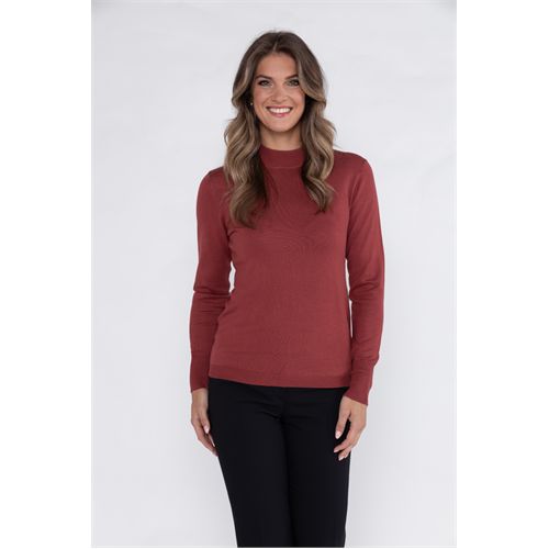 Roberto Sarto dameskleding truien & vesten - trui turtle. mix  (rood)