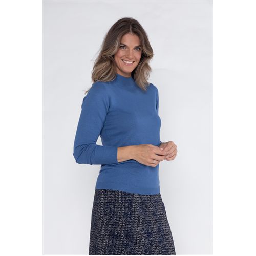 Roberto Sarto dameskleding truien & vesten - trui turtle. mix 38,40,42,44,46,48 (blauw)