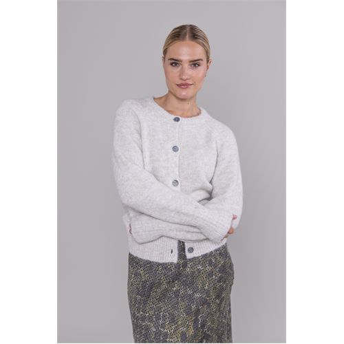 Anotherwoman dameskleding truien & vesten - vest ronde hals. beschikbaar in maat 36,38,40,42,44,46 (ecru)