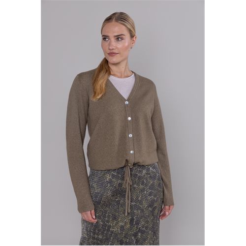 Anotherwoman dameskleding truien & vesten - vest v-hals. mix 36,38,40,42,44,46 (olijf)