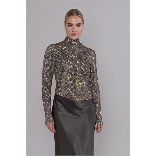 Anotherwoman dameskleding t-shirts & tops - t-shirt turtle. beschikbaar in maat 38,40,42,44,46 (multicolor)