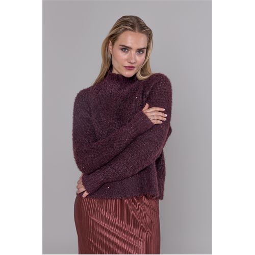 Anotherwoman dameskleding truien & vesten - trui  pailletten. mix 36,38,40,42,44,46 (rood)