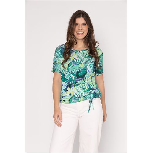 Roberto Sarto dameskleding t-shirts & tops - blouson ronde hals. beschikbaar in maat  (multicolor)