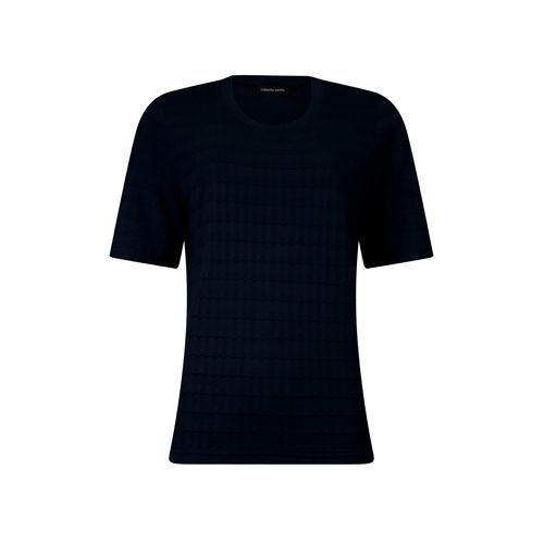 Roberto Sarto dameskleding t-shirts & tops - t-shirt ronde hals. beschikbaar in maat  (blauw)