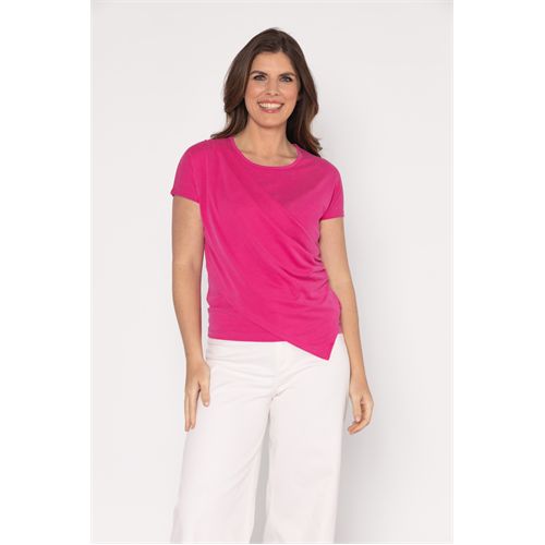 Roberto Sarto dameskleding t-shirts & tops - t-shirt ronde hals. beschikbaar in maat  (roze)
