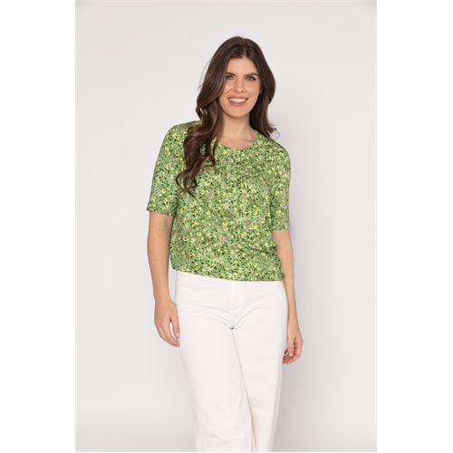 Roberto Sarto dameskleding t-shirts & tops - blouson ronde hals. beschikbaar in maat  (multicolor)