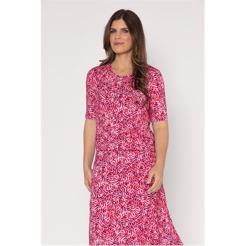 Roberto Sarto dameskleding t-shirts & tops - blouson ronde hals. beschikbaar in maat  (multicolor)