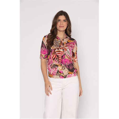 Roberto Sarto dameskleding t-shirts & tops - blouson polo. beschikbaar in maat  (multicolor)