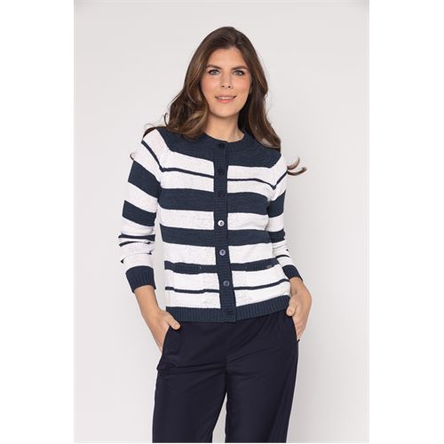 Roberto Sarto dameskleding truien & vesten - vest ronde hals. beschikbaar in maat  (multicolor)