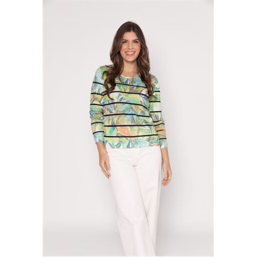 Roberto Sarto dameskleding truien & vesten - trui ronde hals. beschikbaar in maat  (multicolor)