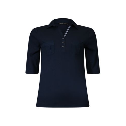 Roberto Sarto dameskleding t-shirts & tops - t-shirt polo. beschikbaar in maat  (blauw)