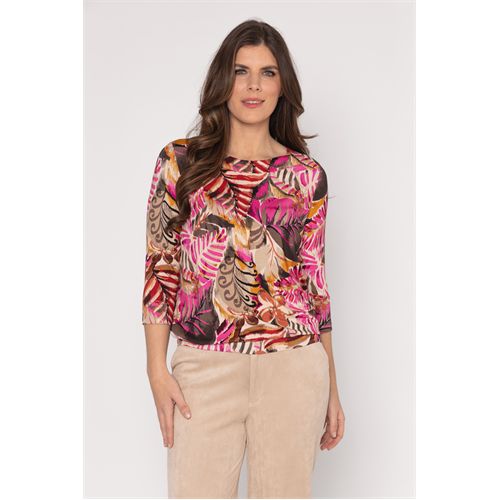 Roberto Sarto dameskleding t-shirts & tops - blouson boothals. beschikbaar in maat  (multicolor)