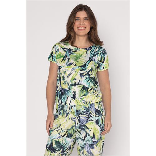 Roberto Sarto dameskleding t-shirts & tops - blouson boothals. beschikbaar in maat  (multicolor)