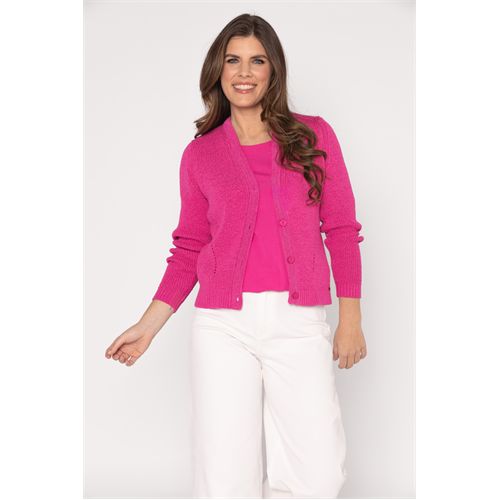 Roberto Sarto dameskleding truien & vesten - vest v-hals. beschikbaar in maat  (roze)